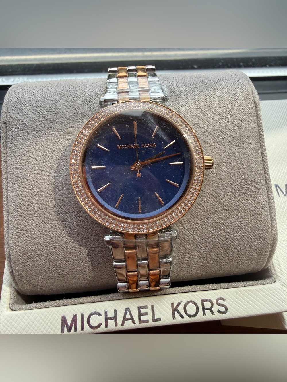 Michael Kors Two-Tone Rose Gold & Silver Watch MK3651